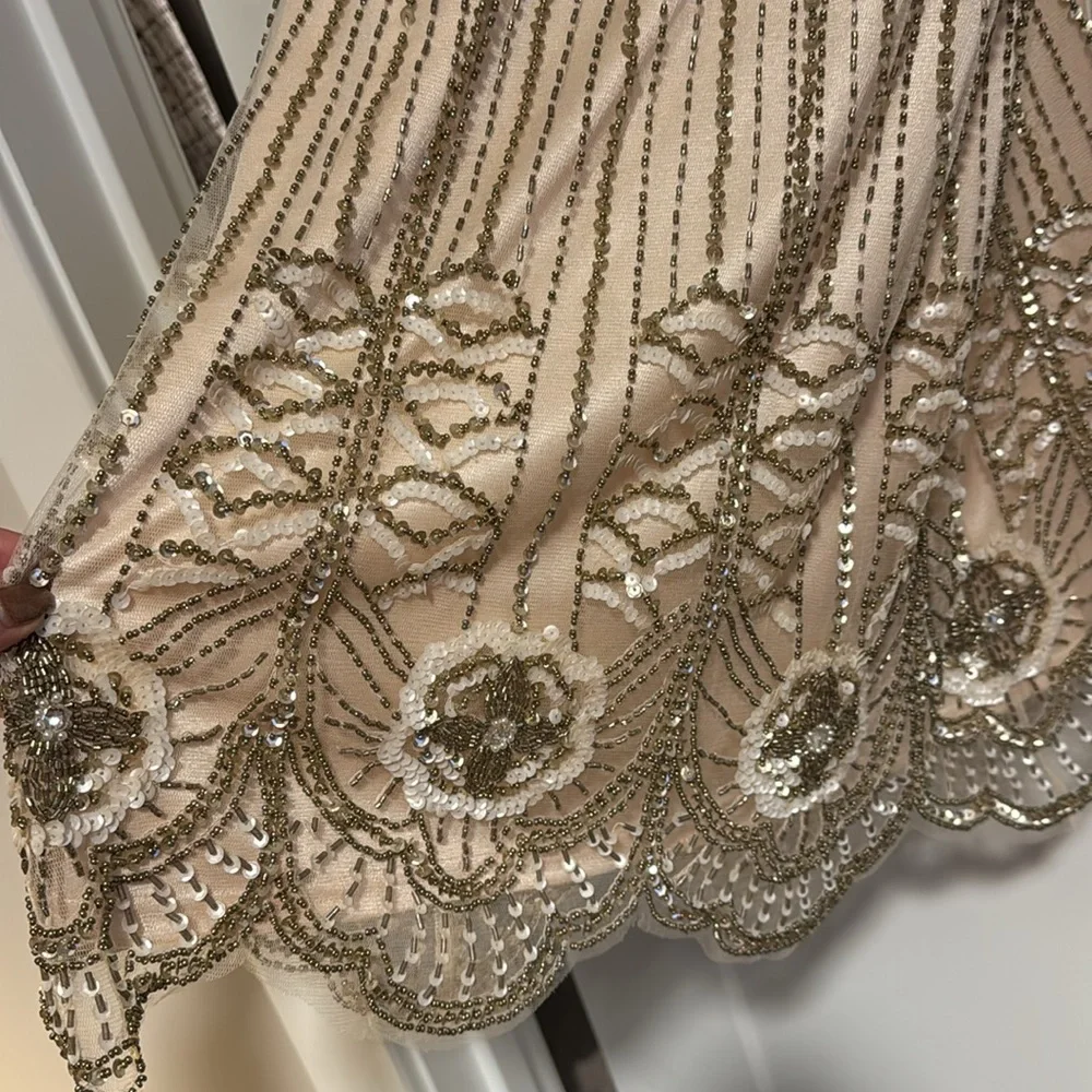 Beautiful 20s vibe beaded dress - Picture 3 of 6